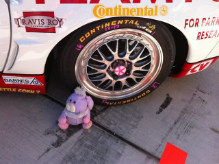 Almost matches the tire markings.